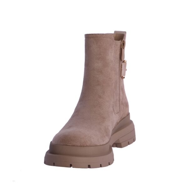 desti moda desti accessoris botas botines mujer beige planos comodos